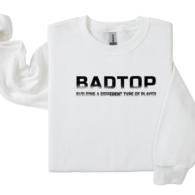 DKSC BADTOP White Crewneck Sweatshirt