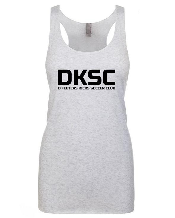 DKSC Tri-Blend Heather Racerback Tank (4 designs)