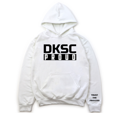 DKSC Proud White Hooded Sweatshirt