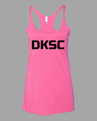 DKSC Tri-Blend Pink Racerback Tank