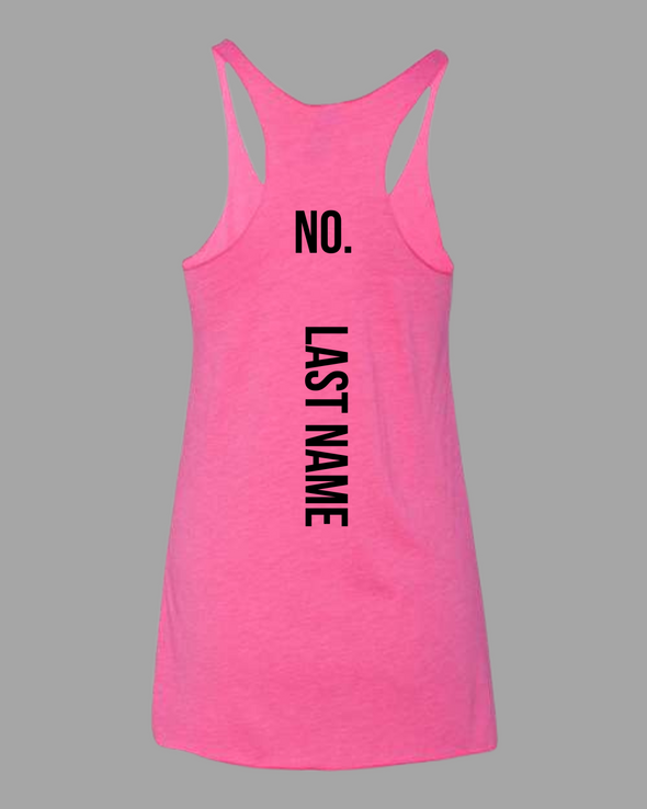 DKSC Tri-Blend Pink Racerback Tank