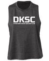 DKSC Gray Racerback Cropped Tank (5 designs)