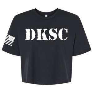 DKSC Military Women's Jersey Crop Tee | Black