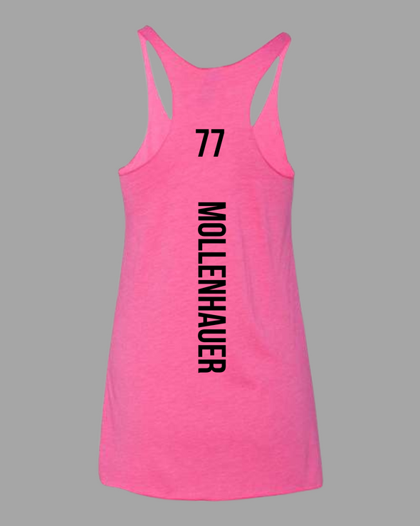 DKSC Tri-Blend Pink Racerback Tank