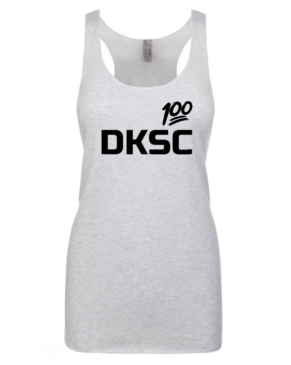 DKSC Tri-Blend Heather Racerback Tank (4 designs)