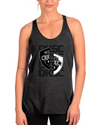 DKSC Tri-Blend Heather Black Racerback Tank (7 designs)