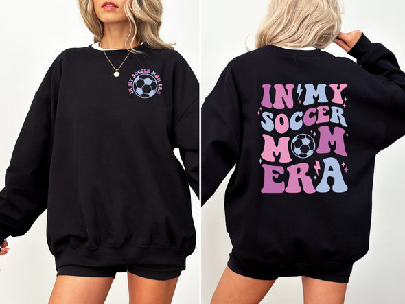 Soccer Mom Era Sweatshirt | Black & Purple