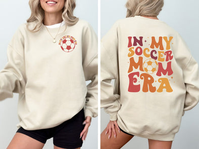 In My Soccer Mom Era Sweatshirt | Sand & Orange