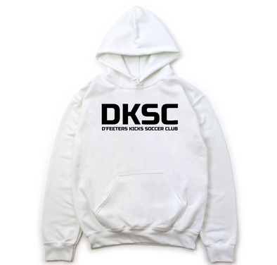DKSC Club White Hooded Sweatshirt