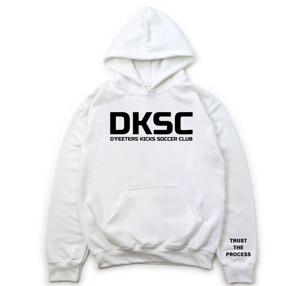 DKSC Club White Hooded Sweatshirt