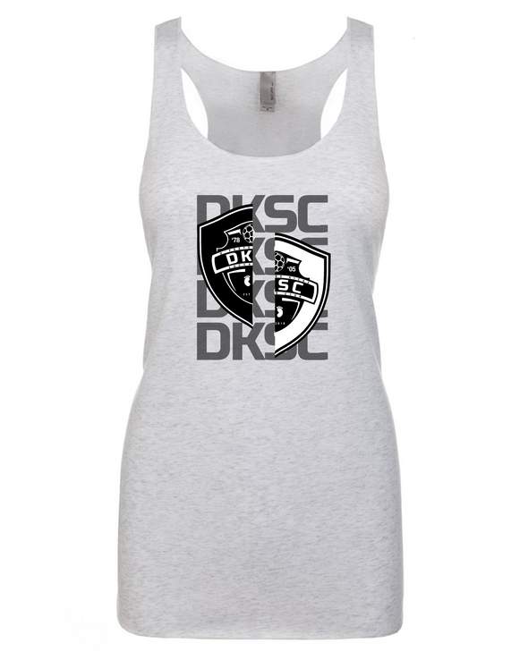 DKSC Tri-Blend Heather Racerback Tank (4 designs)