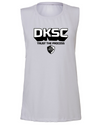 DKSC White Flowy Scoop Muscle Tank (5 designs)