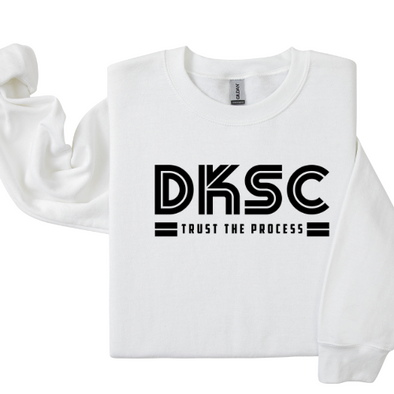 DKSC Trust the Process 2 White Crewneck Sweatshirt