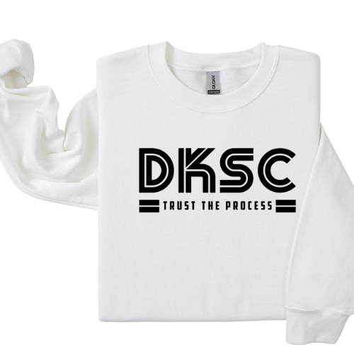 DKSC Trust the Process 2 White Crewneck Sweatshirt