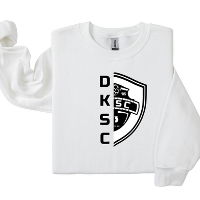 DKSC Dual White Crewneck Sweatshirt
