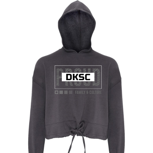 DKSC Hooded Drawstring Sweatshirt | Charcoal