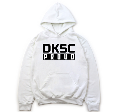 DKSC Proud White Hooded Sweatshirt