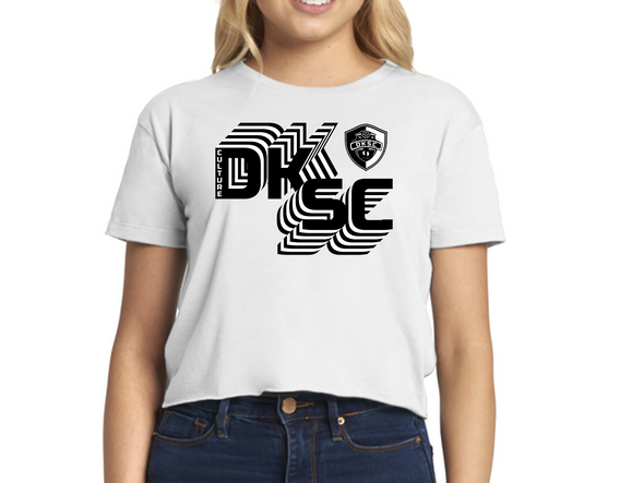 White Cropped Festival Tee (5 Designs)