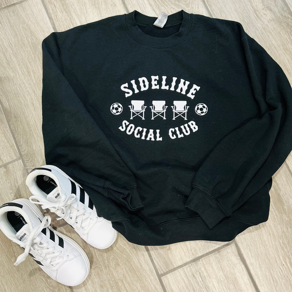 Sideline Social Club Sweatshirt | Black