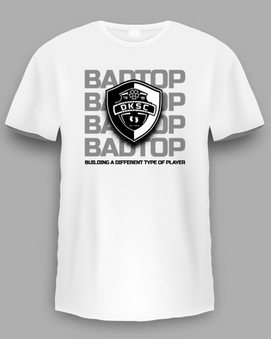 DKSC BADTOP Tee | White